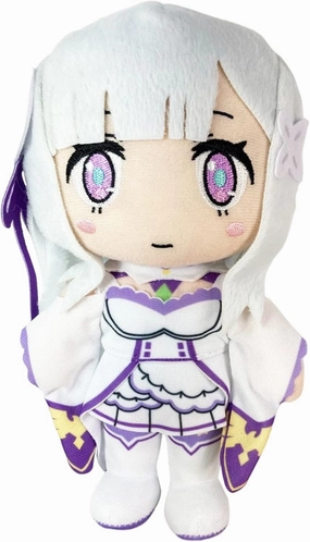 Great Eastern Entertainment Re Zero- Emilia Plush 8" H, Multicolor