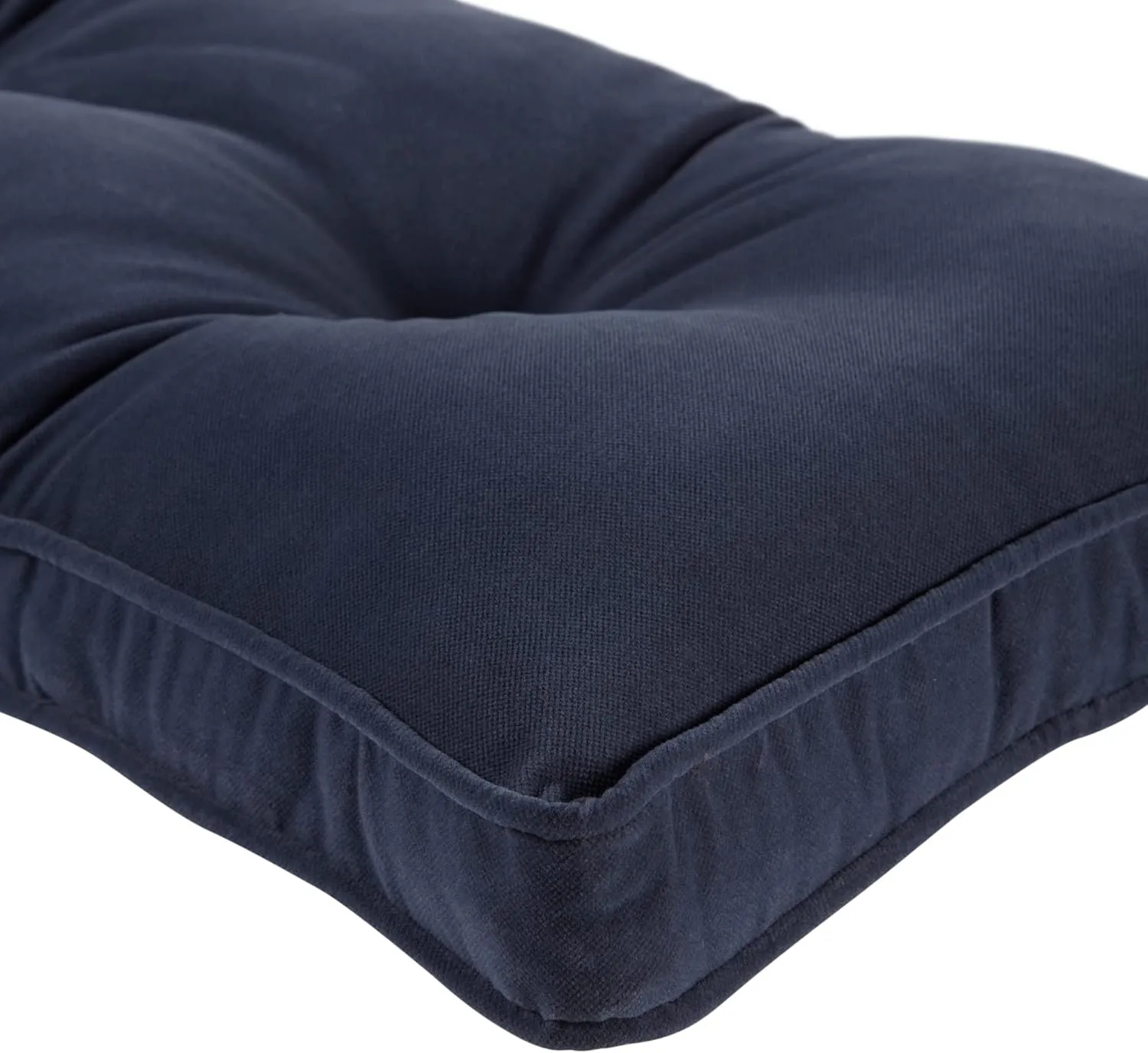 Greendale Home Fashions Hyatt 4-Piece Kitchen Nook Polyester Cushion Set, Cobalt