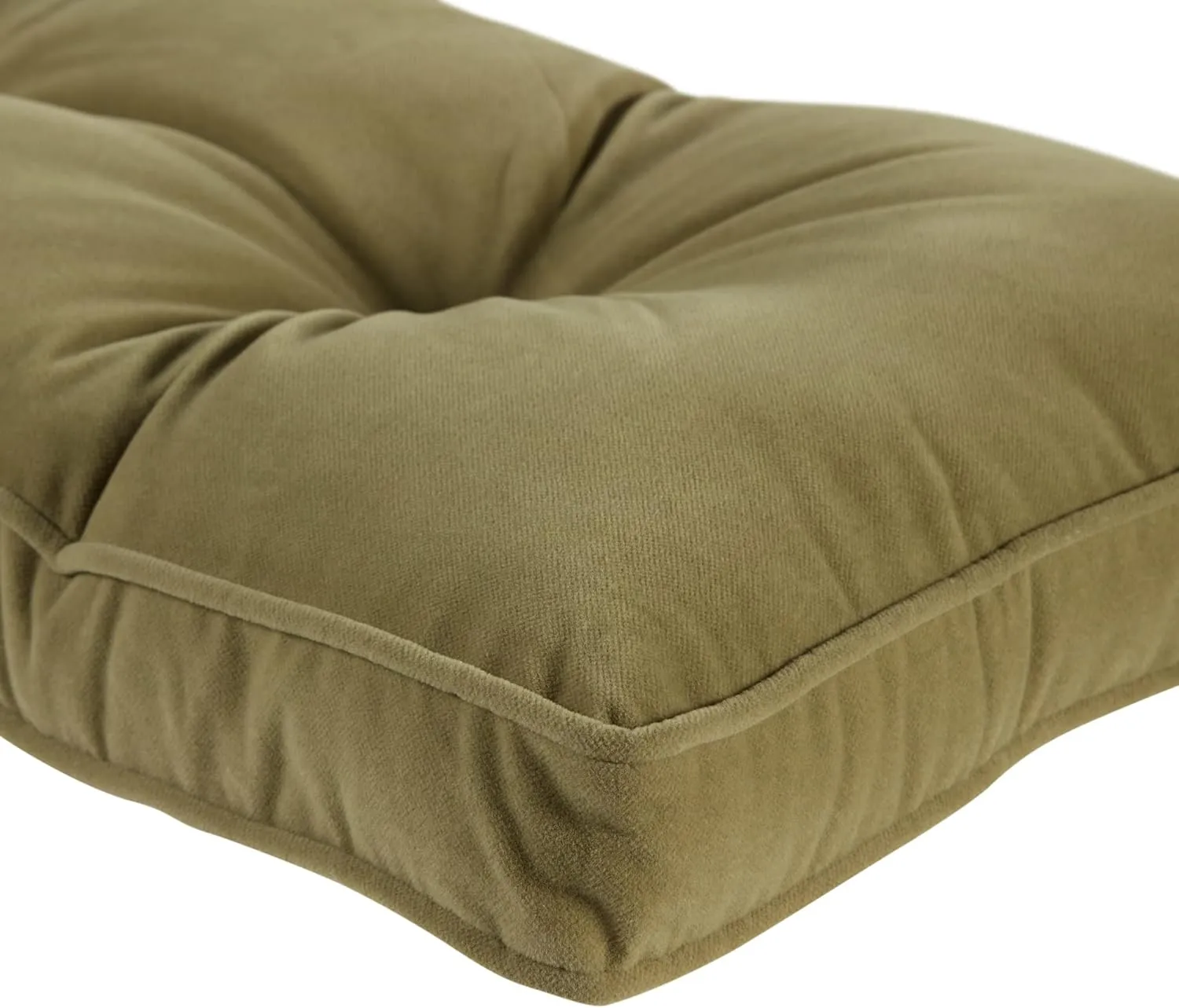 Greendale Home Fashions Hyatt Microfiber 4-Piece Kitchen Nook Cushion Set, Fern