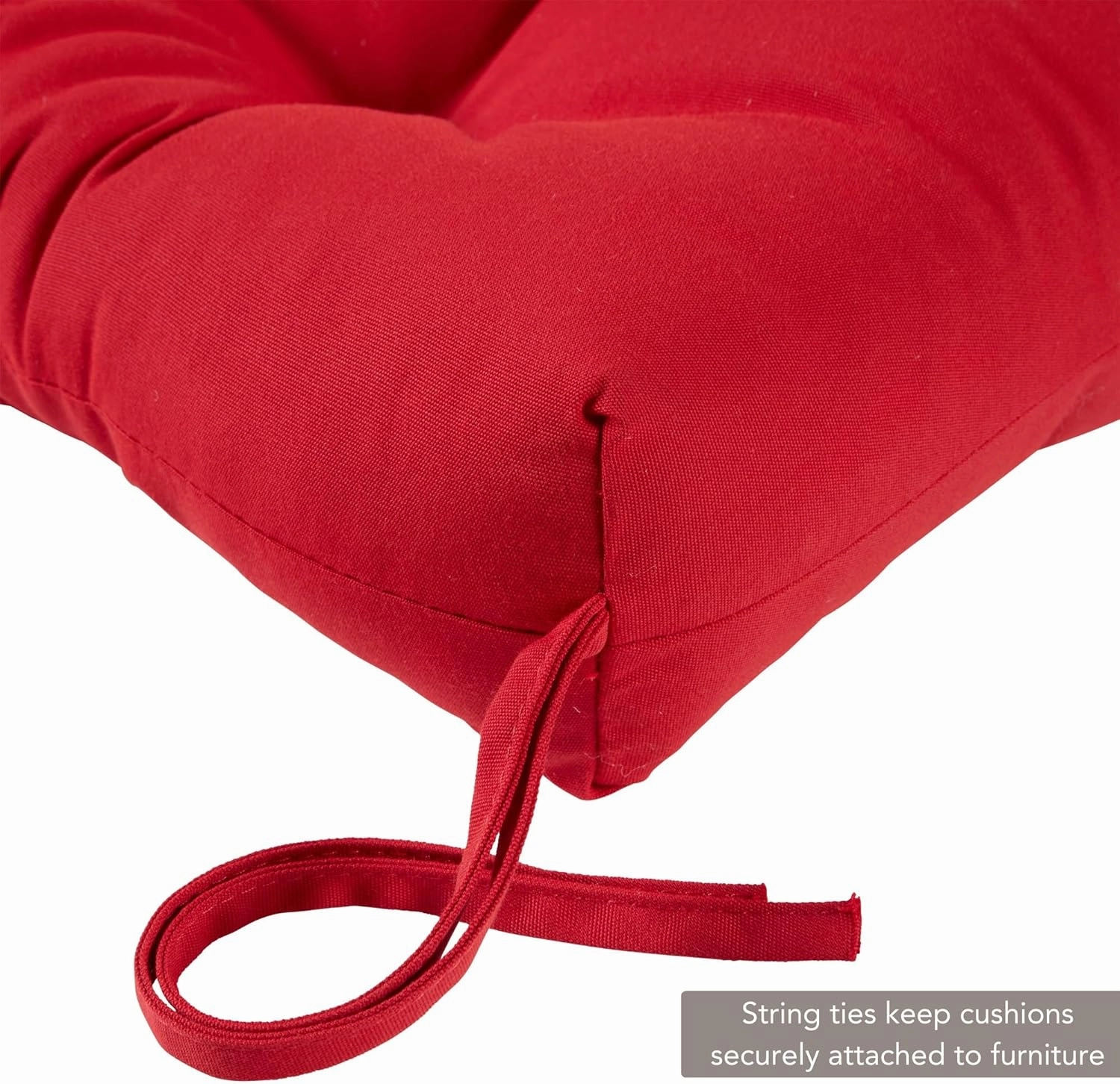 Greendale Home Fashions Outdoor 44 x 17-inch Sunbrella Swing/Bench Cushion, Canvas Jockey Red