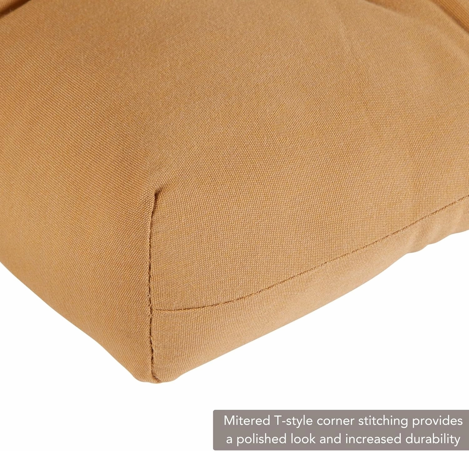 Greendale Home Fashions Outdoor 44 x 17-inch Sunbrella Swing/Bench Cushion, Canvas Wheat