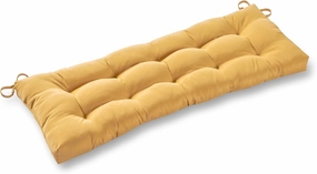 Greendale Home Fashions Outdoor 44 x 17-inch Sunbrella Swing/Bench Cushion, Canvas Wheat