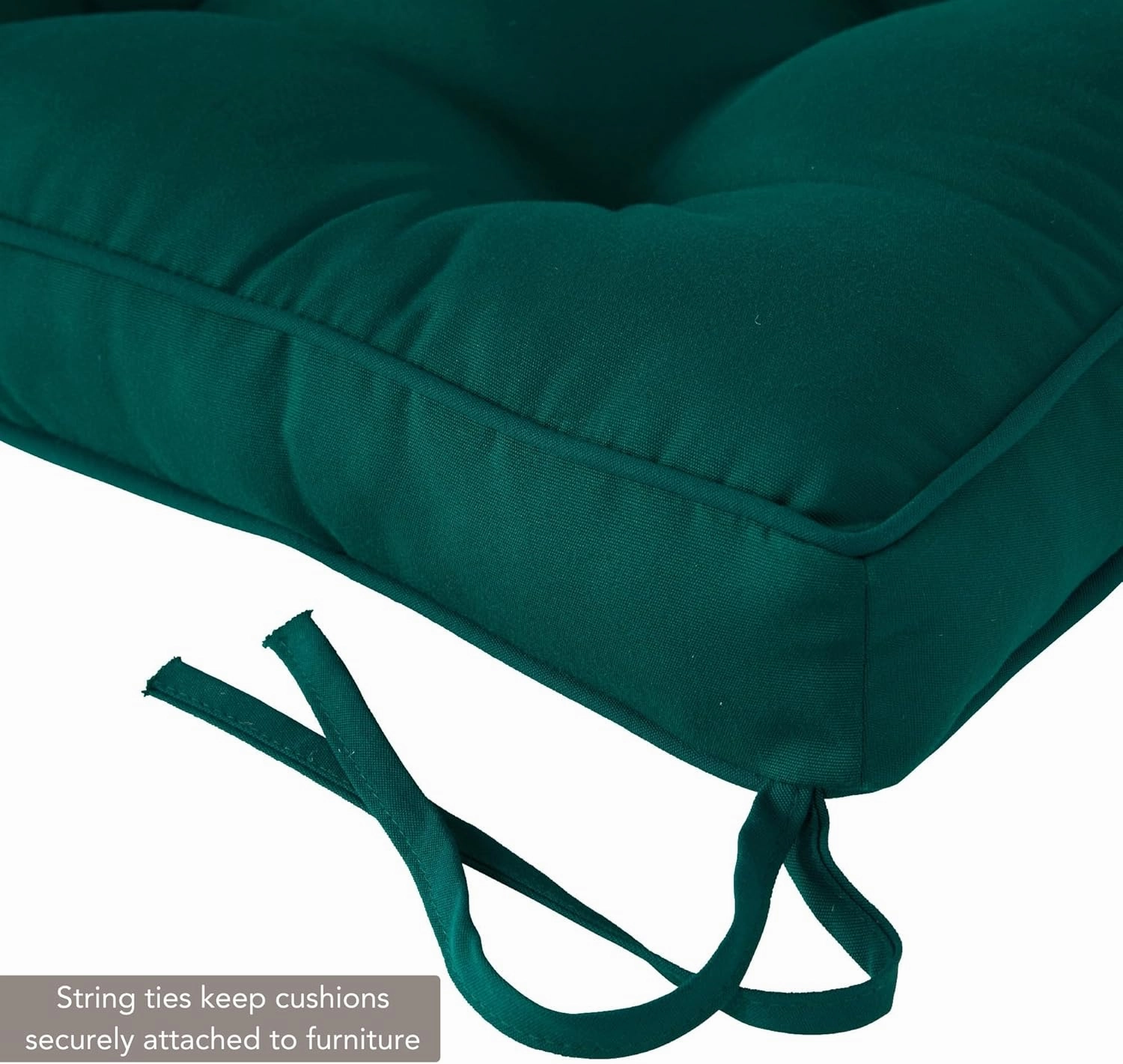 Greendale Home Fashions Outdoor 51 x 18-inch Sunbrella Bench Cushion, Canvas Forest