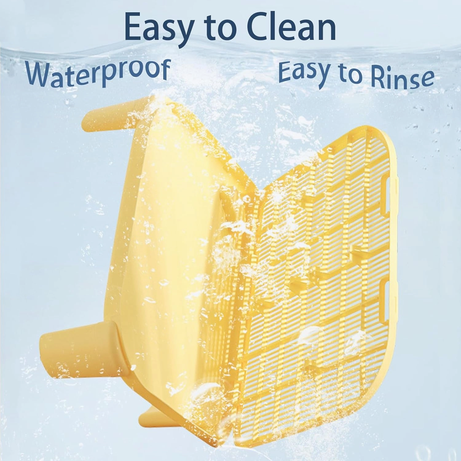 Greywaterproof Cat Mat, 19.69"X15.95"X3.54" Litter Box Mat, Easy Clean, Non-Slip, Urine-Proof Kitty Litter Catcher Mat