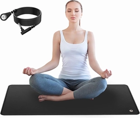 Grounding Mat 35.4x23.6 inches, Grounding Sleep Mat, Grounding Pad for Bed, Universal Grounding Foot Mat for Reduce Pain and Inflammation, Relieve The Stress and Keep Healthy