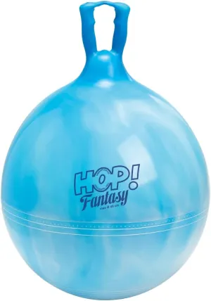 Gymnic Hop 45 Ride on Bounce Toy 18'' (Swirl Blue)