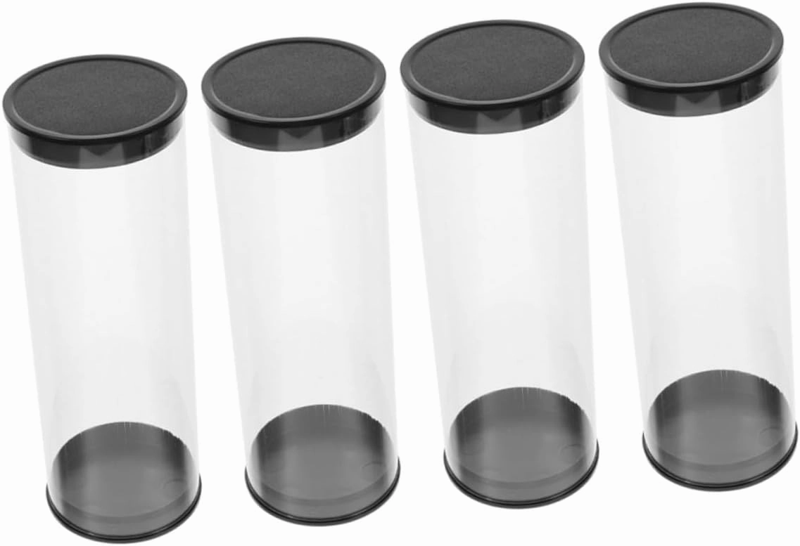 Happyyami 8 Pcs Golf Barrel Golfing Ball Case Ball Case for Golfing Golfs Ball Case Golfs Ball Holder Clear
