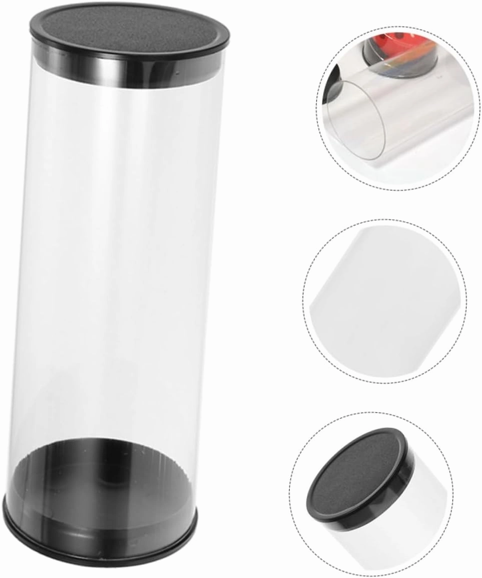 Happyyami 8 Pcs Golf Barrel Golfing Ball Case Ball Case for Golfing Golfs Ball Case Golfs Ball Holder Clear