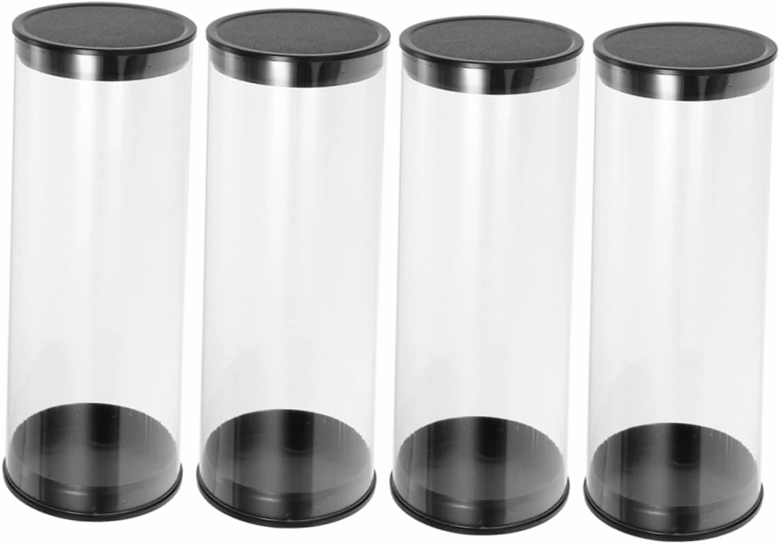 Happyyami 8 Pcs Golf Barrel Golfing Ball Case Ball Case for Golfing Golfs Ball Case Golfs Ball Holder Clear