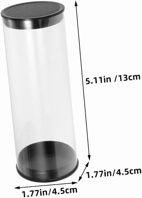 Happyyami 8 Pcs Golf Barrel Golfing Ball Case Ball Case for Golfing Golfs Ball Case Golfs Ball Holder Clear