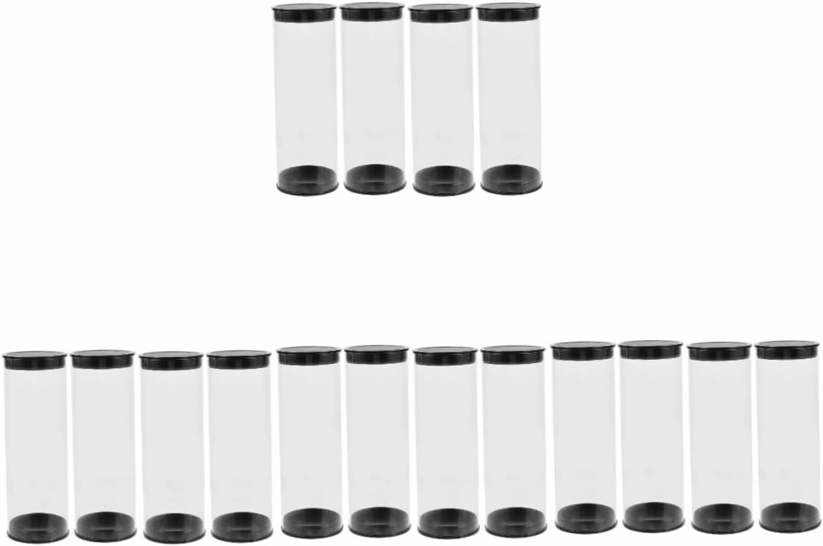 Happyyami 8 Pcs Golf Barrel Golfing Ball Case Ball Case for Golfing Golfs Ball Case Golfs Ball Holder Clear