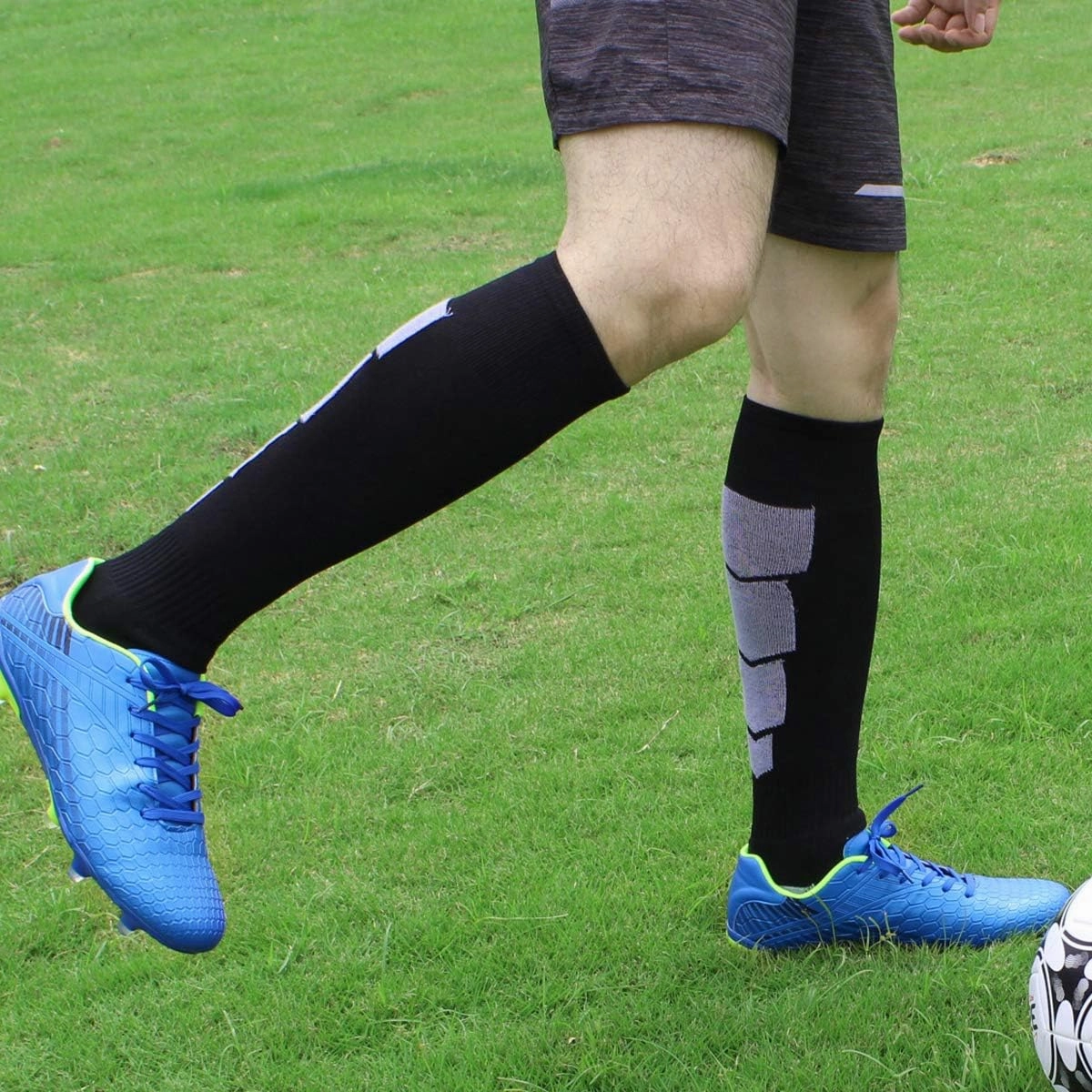 Hawkwell Men's Big Kids Youth Outdoor Firm Ground Soccer Cleats