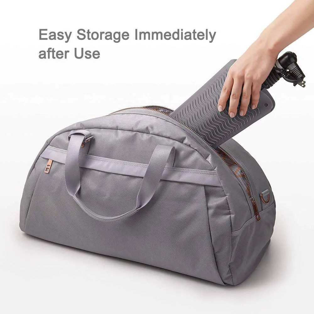 Heat Resistant Curling Iron Mat - Keeps Counters Safe, Cool Storage Sleeve Up to 482°F