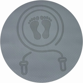 Indoor Jump Rope Mat Tpe Shock Absorbing Exercise Cushion Sound Floor Pad for Home Fitness Thick and Non Slip Design