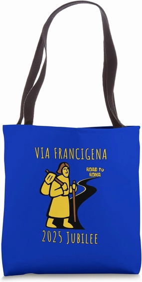 Italian Via Francigena Jubilee 2025 Tops, Tees & Accessories Tote Bag