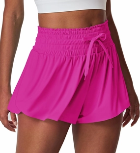 IUGA Athletic Shorts for Women High Waisted Butterfly Shorts Flowy Running Workout Tennis Skorts with Pockets Preppy Clothes