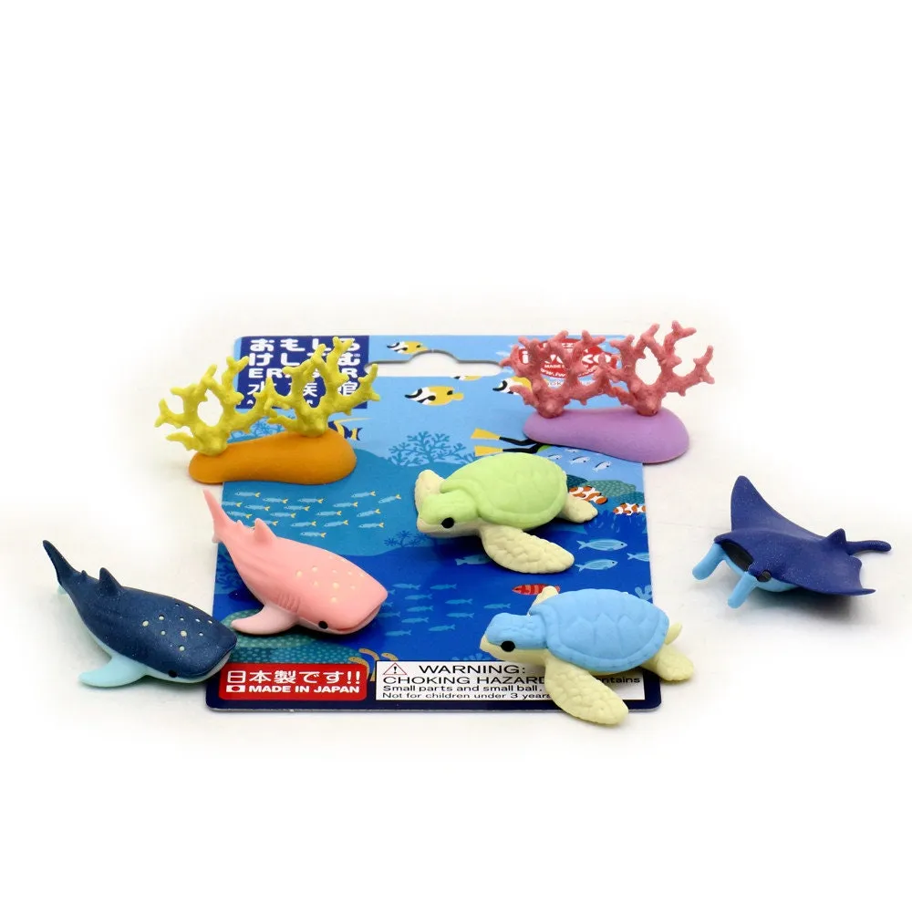 Iwako Puzzle Erasers - Aquarium