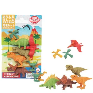 Iwako Puzzle Erasers - Dinosaur Collection
