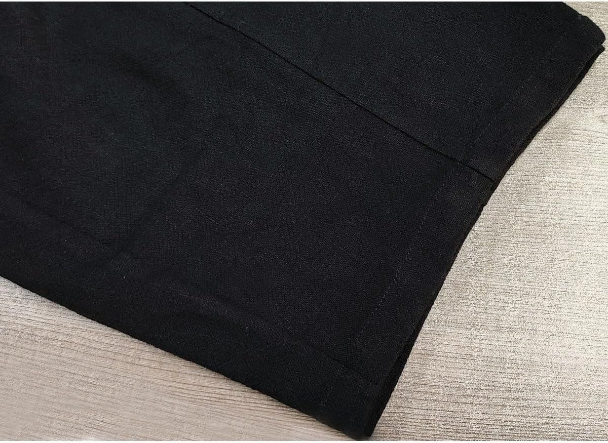 IXIMO Women's Casual Cotton Linen Baggy Pants with Elastic Waist Relax Fit Lantern Trouser