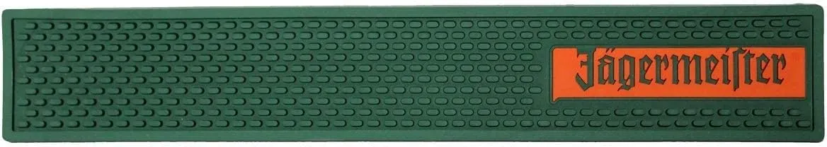 Jagermeister Rail Runner Mat - Green and Orange