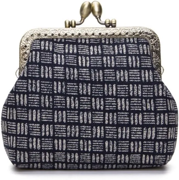 Jan Dee Lady's Cute Classic Floral Exquisite Buckle Coin Purse