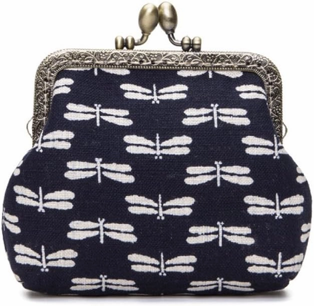 Jan Dee Lady's Cute Classic Floral Exquisite Buckle Coin Purse