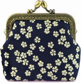 Jan Dee Lady's Cute Classic Floral Exquisite Buckle Coin Purse