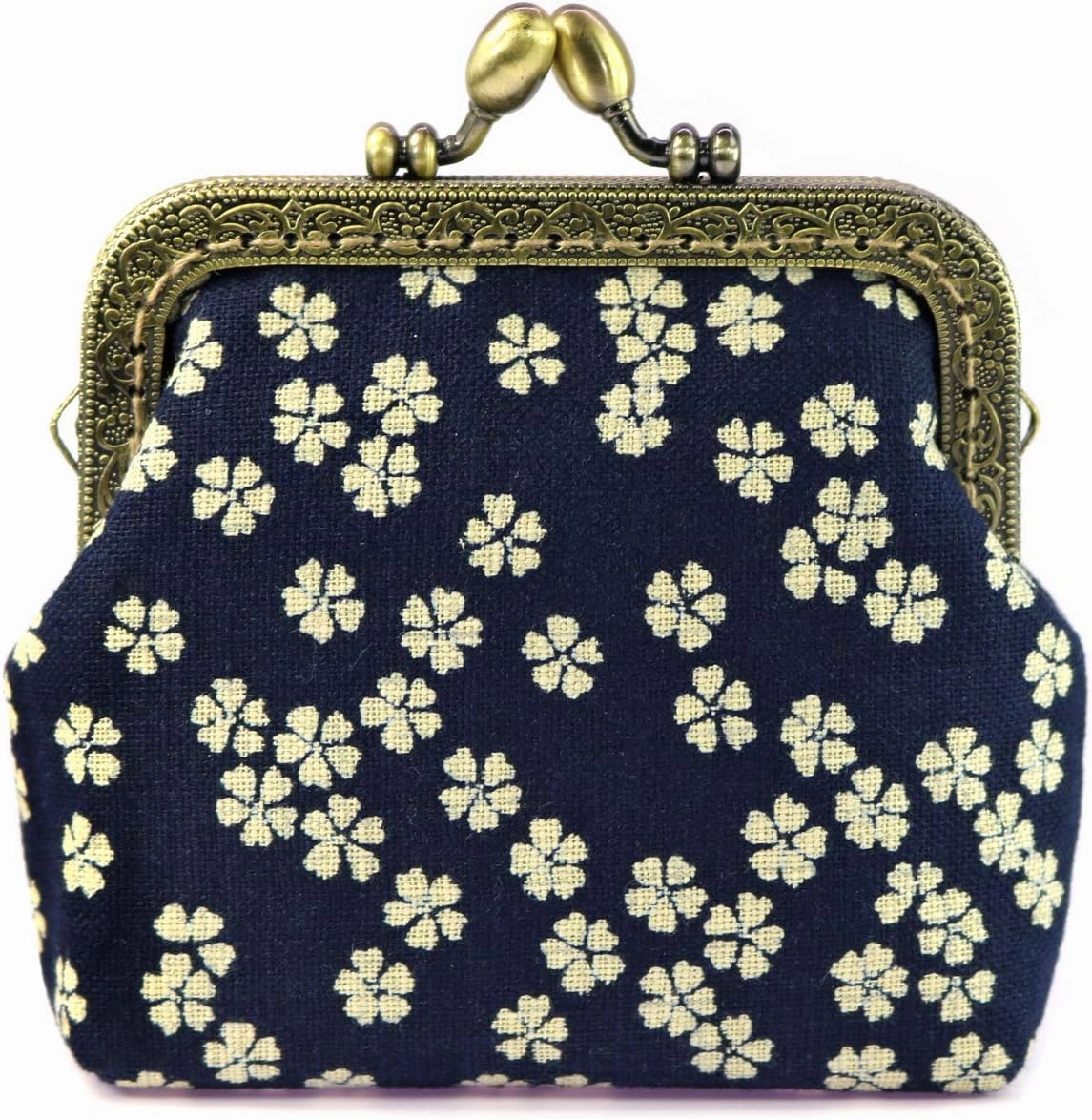 Jan Dee Lady's Cute Classic Floral Exquisite Buckle Coin Purse