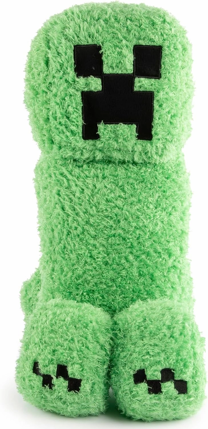 Jay Franco Minecraft Plush Pillow Buddy - Soft Plushie Stuffed Pillow, 19 Inches, Green - Creeper 03