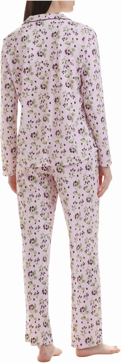 Karen Neuburger Women's Notch Collar Pj Pajama Set