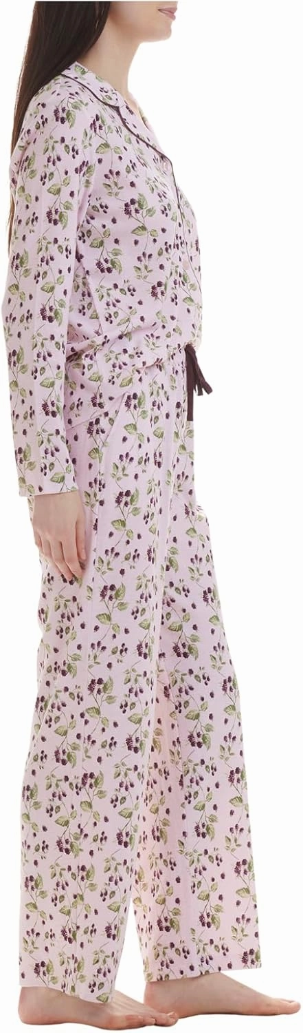 Karen Neuburger Women's Notch Collar Pj Pajama Set