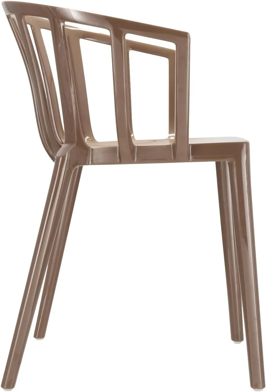 Kartell SFCH-K5806-29 Dining Chair, Dove W20.1/D20.1/H29.5/SH18.1 inches (51/51/75/46 cm), Venice
