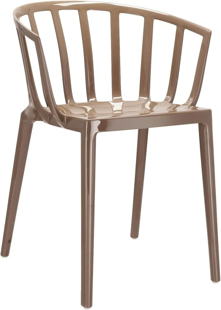 Kartell SFCH-K5806-29 Dining Chair, Dove W20.1/D20.1/H29.5/SH18.1 inches (51/51/75/46 cm), Venice