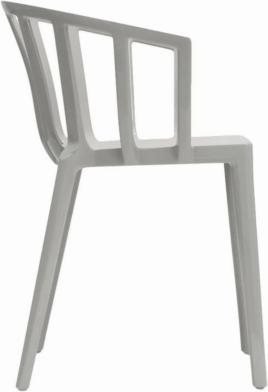 Kartell SFCH-K5806-07 Dining Chair, Gray, W51/D51/H75/SH46cm Venice