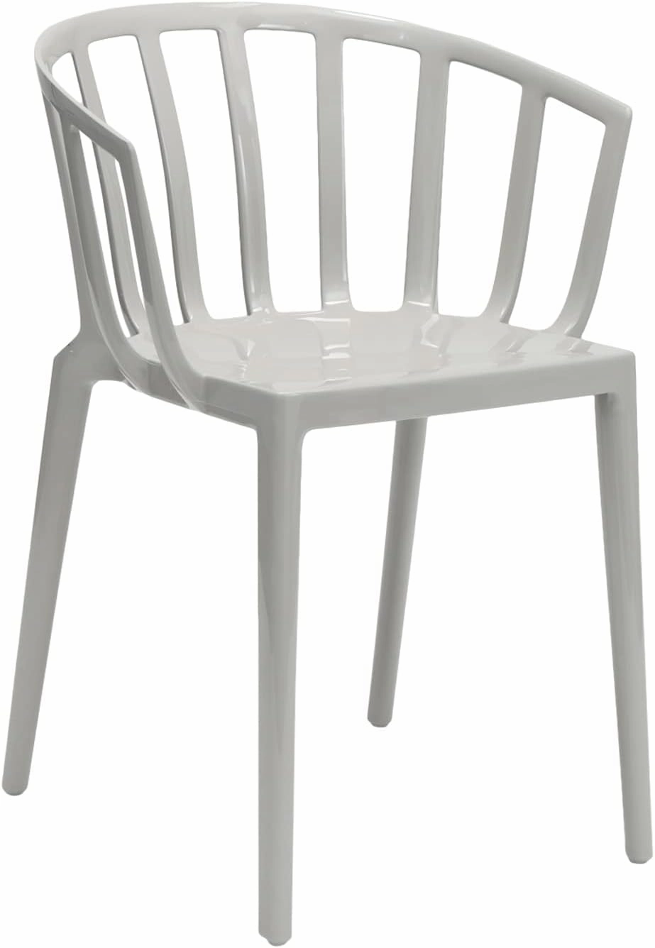 Kartell SFCH-K5806-07 Dining Chair, Gray, W51/D51/H75/SH46cm Venice
