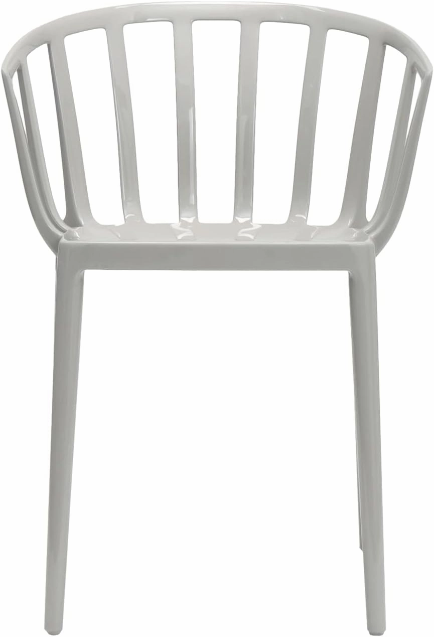 Kartell SFCH-K5806-07 Dining Chair, Gray, W51/D51/H75/SH46cm Venice