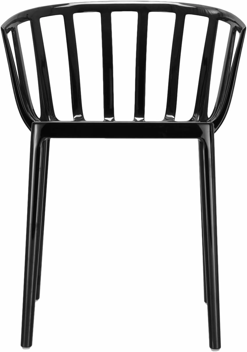 Kartell SFCH-K5806-09 Dining Chair, Black, W51/D51/H75/SH46cm Venice