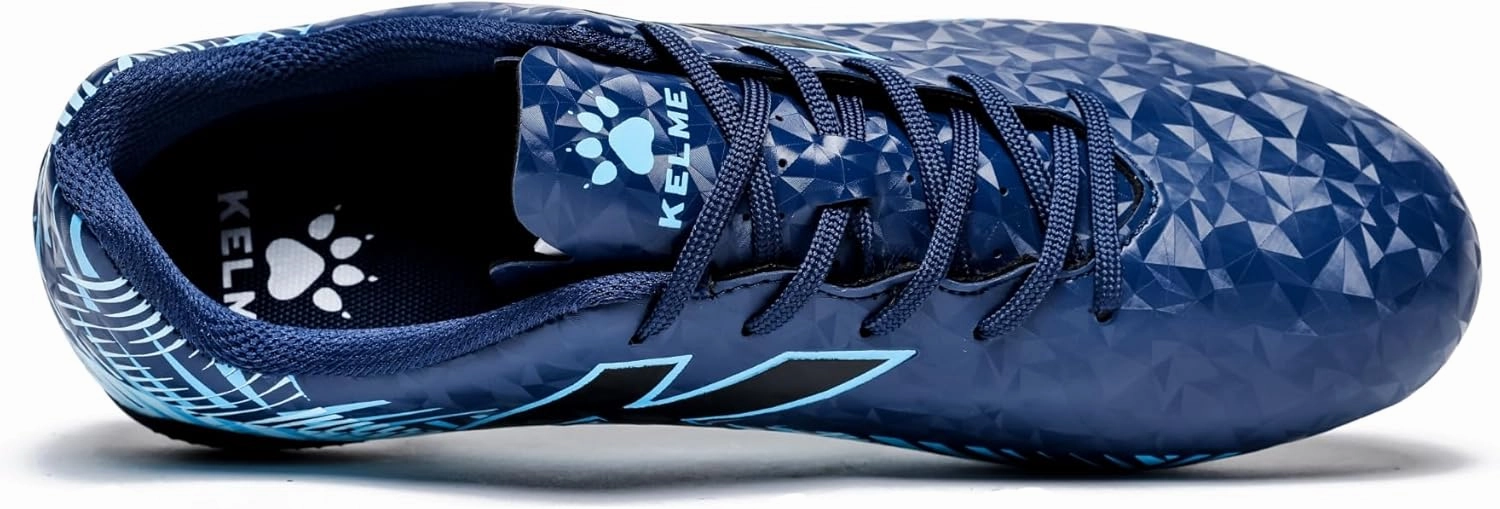 KELME Nebula Men's Soccer Cleats, Firm/Artificial Ground Shoes, for Outdoor Football Rugby Baseball