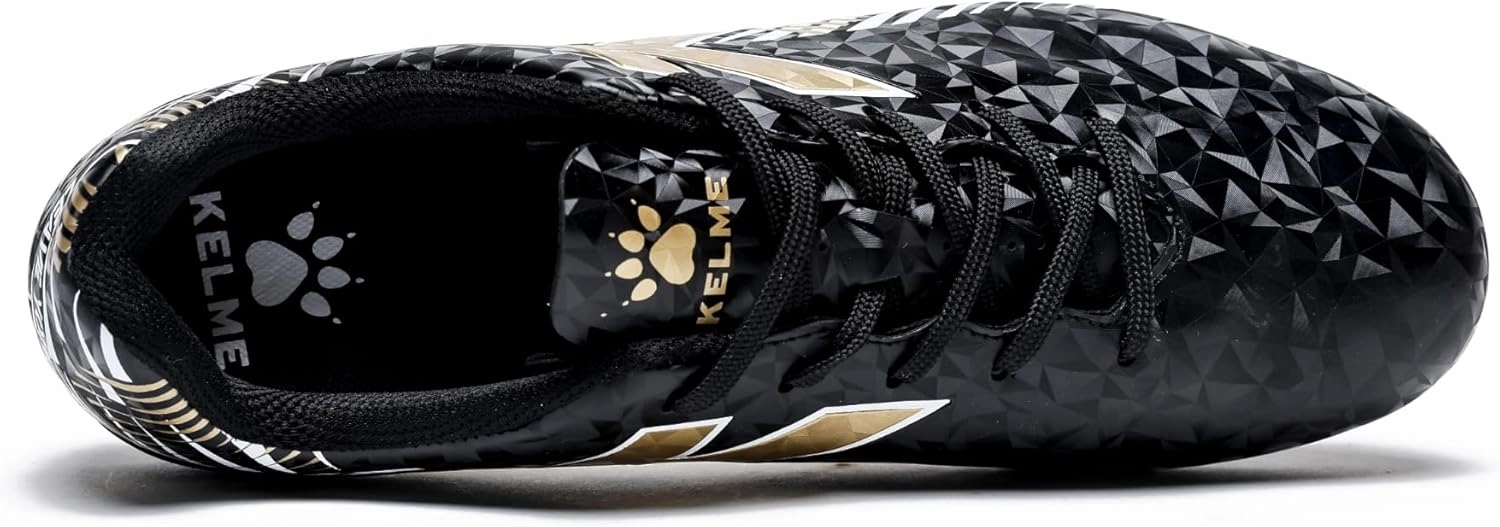 KELME Nebula Men's Soccer Cleats, Firm/Artificial Ground Shoes, for Outdoor Football Rugby Baseball