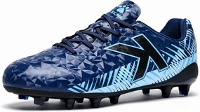 KELME Nebula Men's Soccer Cleats, Firm/Artificial Ground Shoes, for Outdoor Football Rugby Baseball