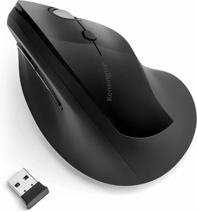 Kensington Pro Fit Ergo Vertical Wireless Mouse- Black (K75501WW), 2.8"x3"x4.4"