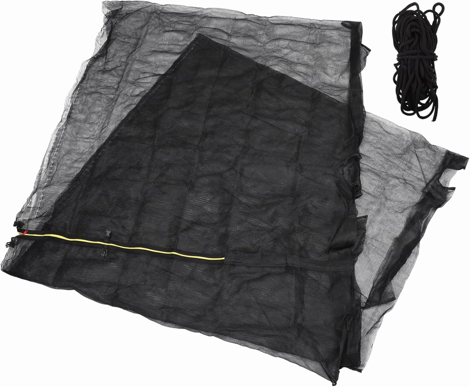 KICHOUSE Replacement Trampoline Safety Net Trampoline Protective Net Jumping Bed Fence Large Protective Area Quick Setup Childproof