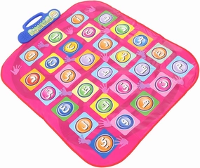 Kid Dance Mat, Boys Girls Home Electronic Musical Dance Pad for Holiday Party, Ideal for Indoor and Outdoor Fun, Battery Operated Dance Carpet (Arabic)