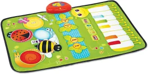Kidoozie Cute Critters Music Mat - 2 in 1 Music Mat for Infants and Toddlers Ages 9-24 Months (G02536)