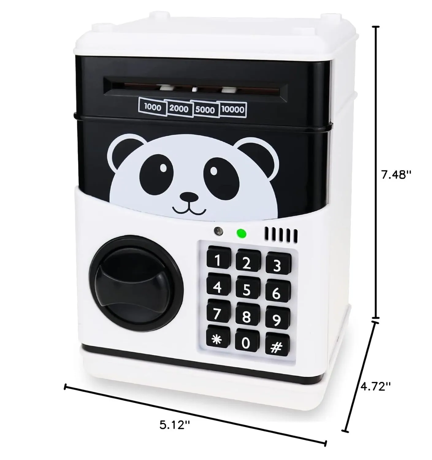 Kids Electronic Password Safe Mini ATM Piggy Bank Toy for 3-14 Year Old Boys and Girls