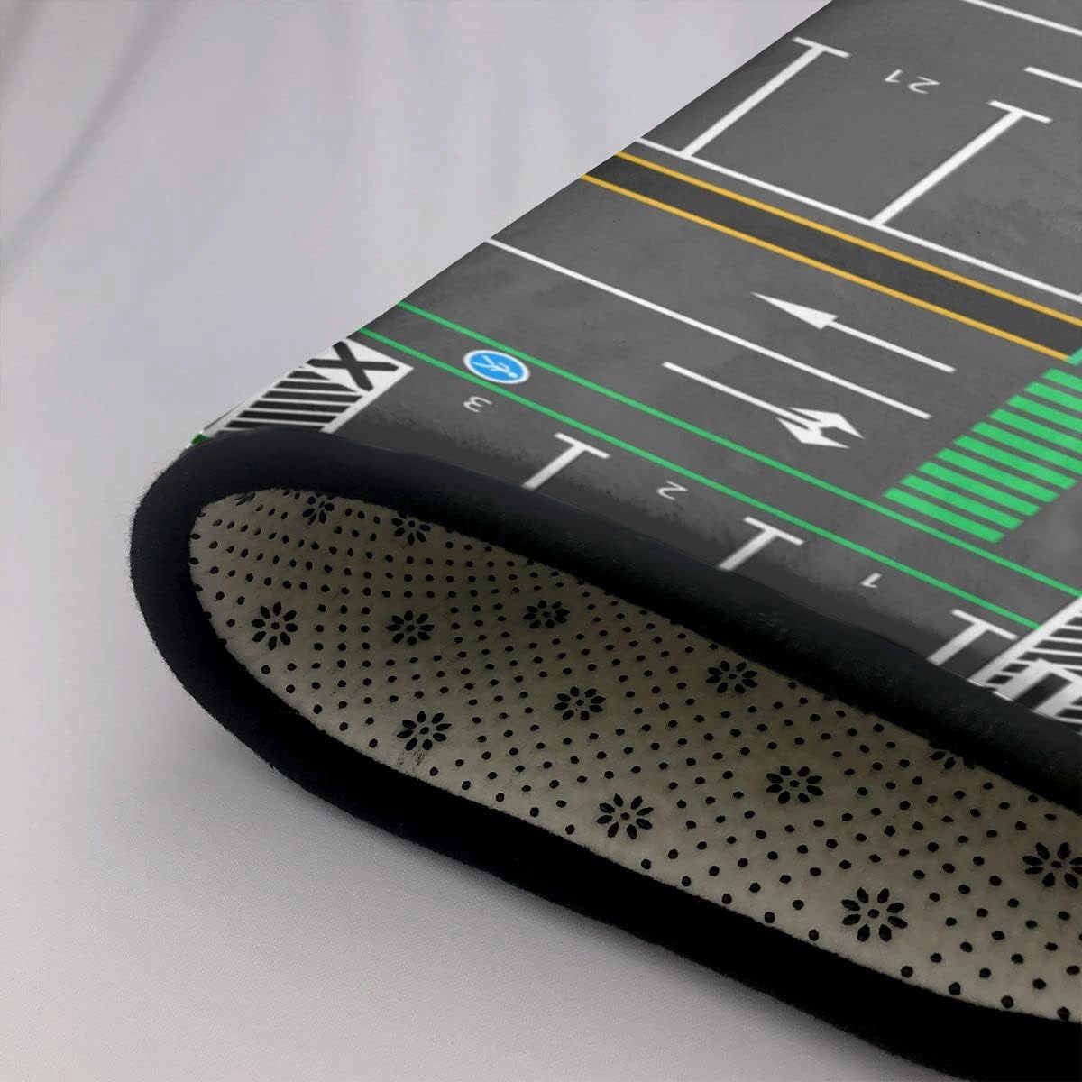 Kids Rug, City Road Traffic System Playmat Rugs - 5x7 Ft Kids Carpet with Rubber Backing,Street Play Mat Great for Playing with Cars for Bedroom Playroom - Non-Slip Have Fun Safe Nursery Rug