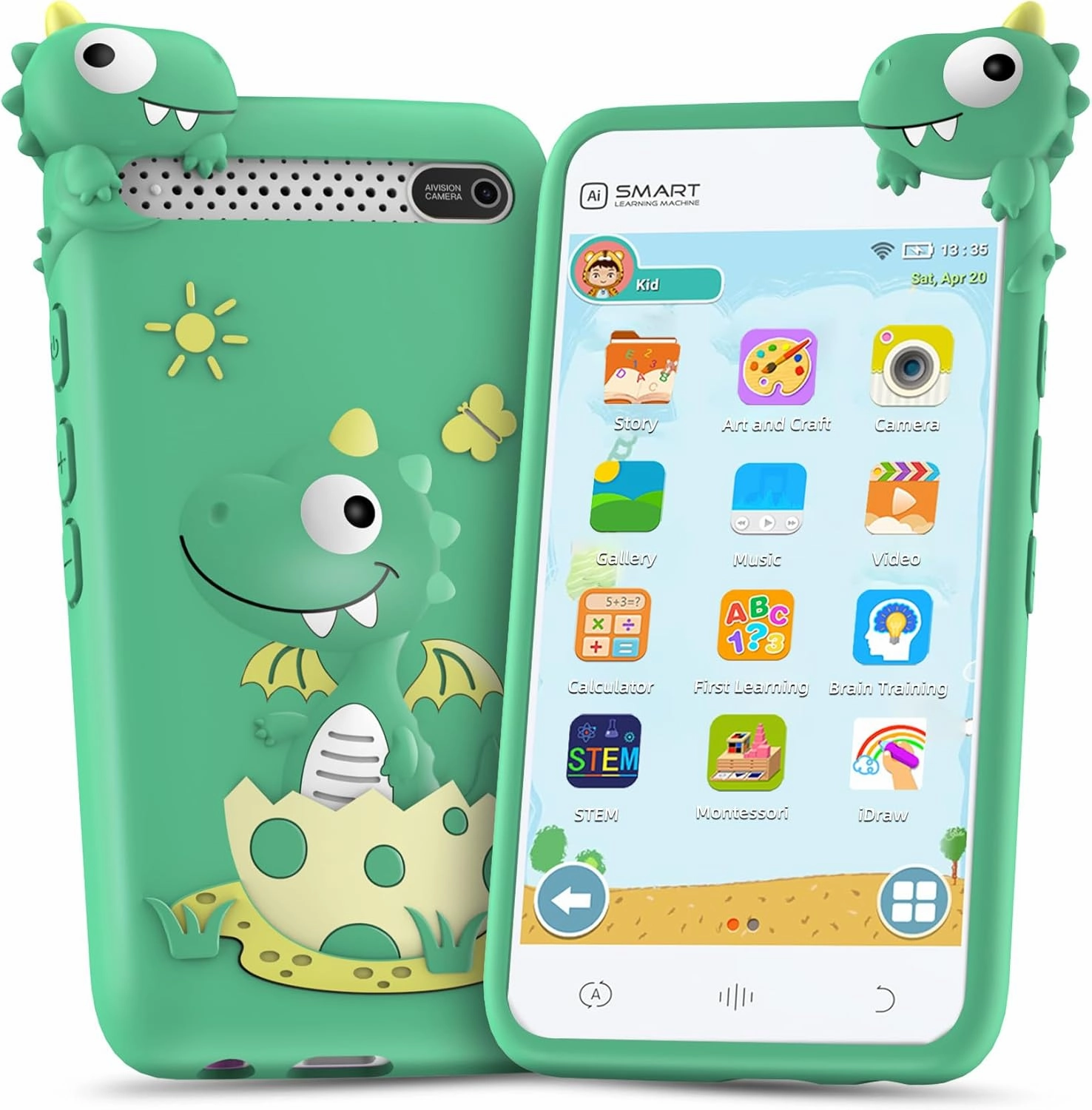 Kids Toy Phone, 3.97-inch Smartphone for Kids with Camera and Music Player, Perfect Toy for Little Explorers, Featuring Over 200 Educational and Brain-Boosting Games, for Aged 3-12 Children.