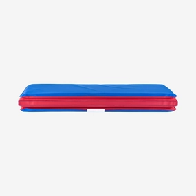 KinderMat, 5/8" Thick, 4-Section Rest Mat, 45" x 19" x 5/8", Red/Blue, Great for School, Daycare, Travel, and Home, Made in The USA