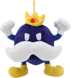 King Bob-omb Plush Toy 8'' Stuffed Soft Doll