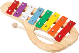 Kisangel 1Set Colorful Note Orff Knocking Piano for Percussion Instrument for Early Childhood Education Develop Rhythm and Music Skills Safe Music